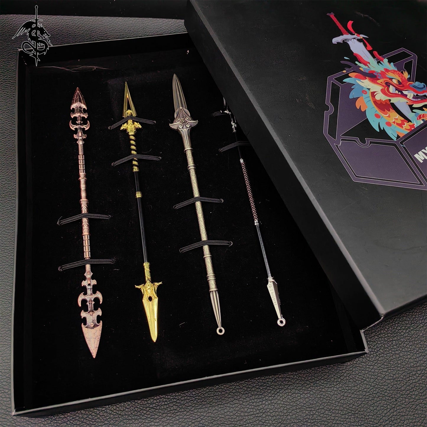 Hot Game Creed Middle Age Weapons 4 In 1 Gift Box
