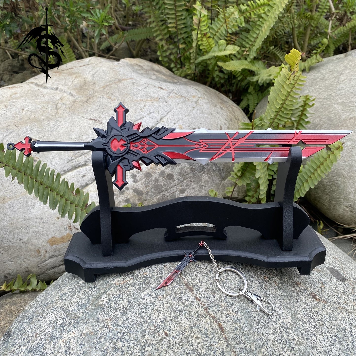 Diluc Wolf's Gravestone Great Sword 30CM/11.8"
