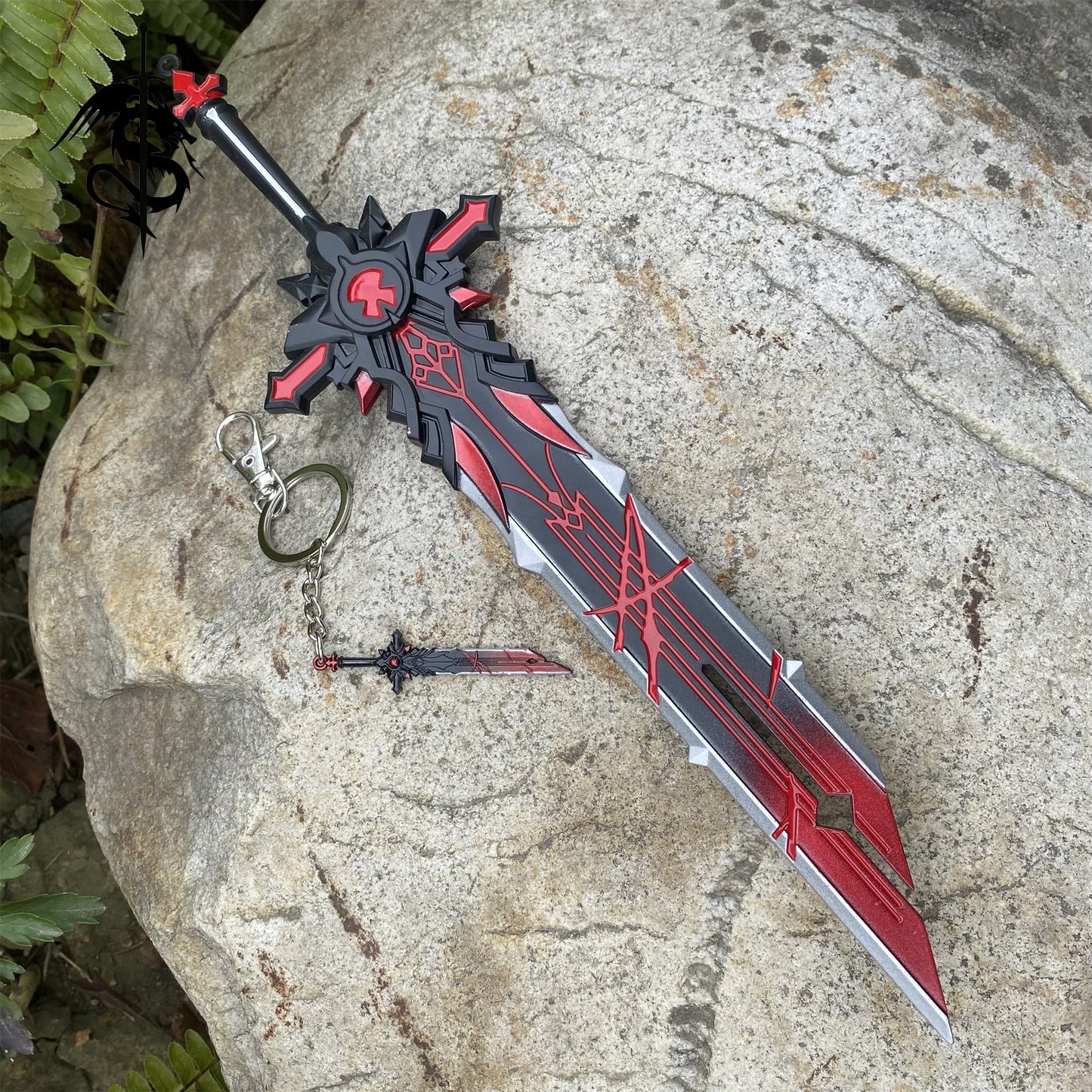 Diluc Wolf's Gravestone Great Sword 30CM/11.8"
