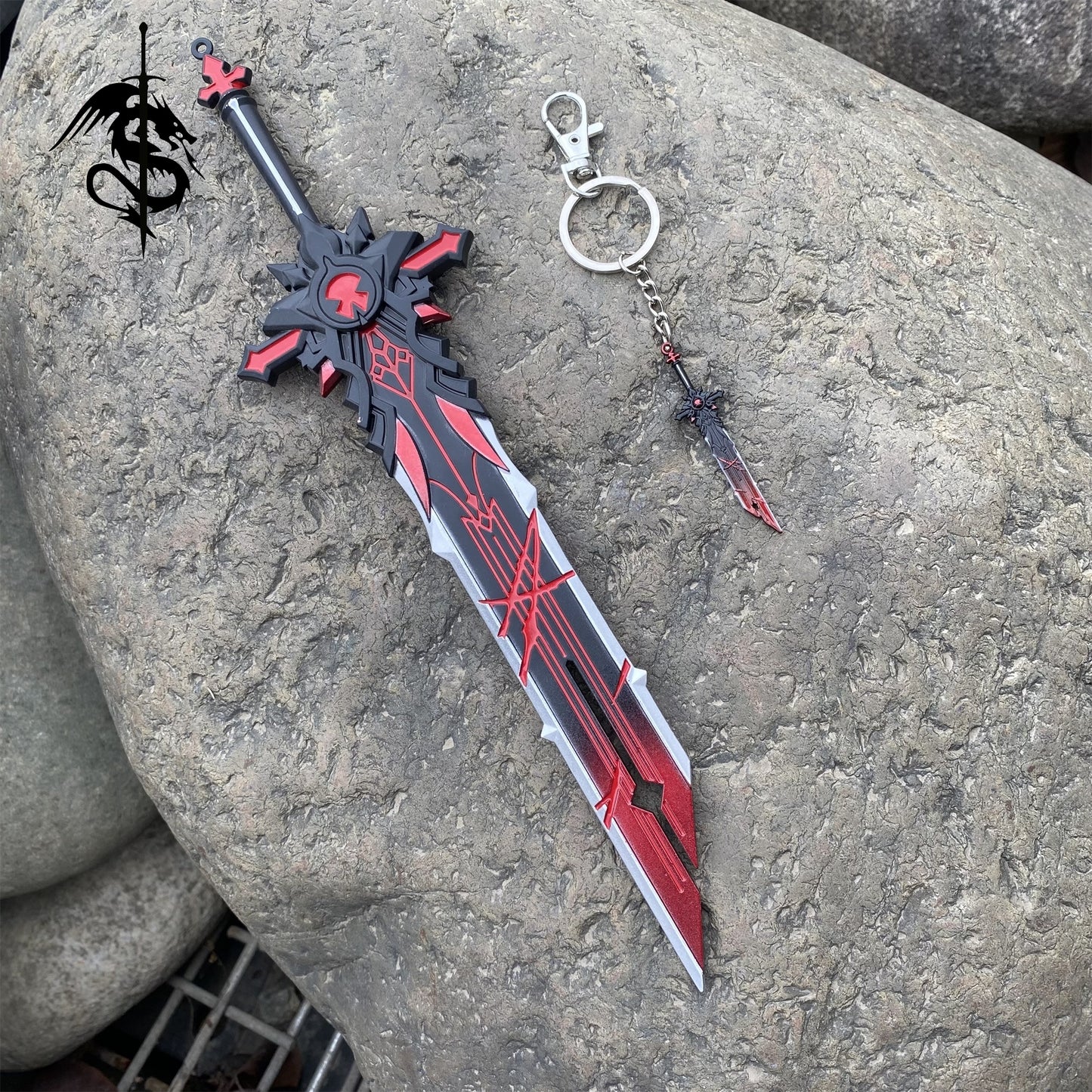 Diluc Wolf's Gravestone Great Sword 30CM/11.8"
