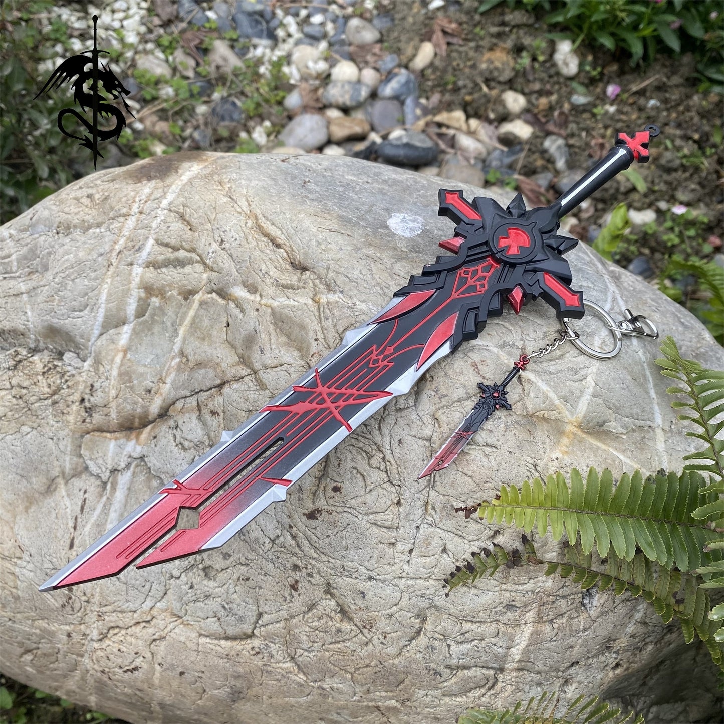 Diluc Wolf's Gravestone Great Sword 30CM/11.8"