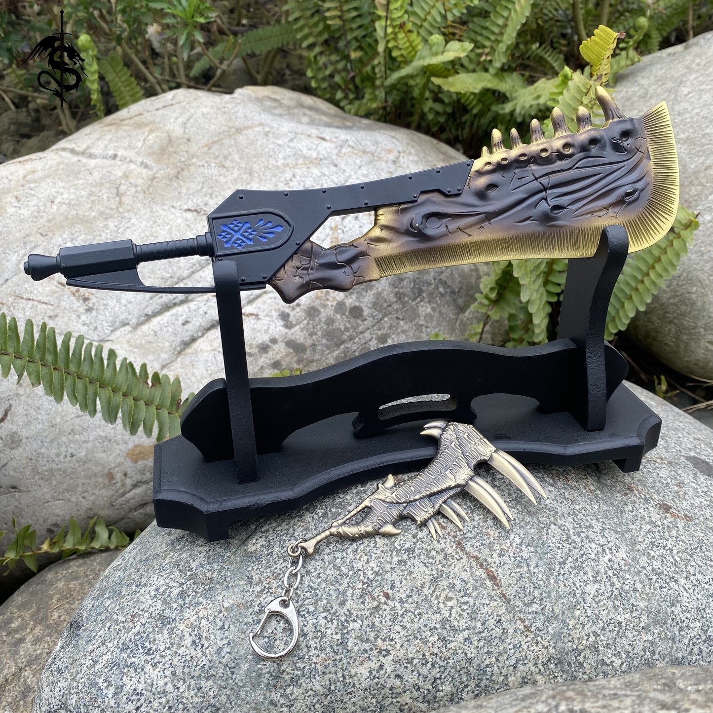 Giant Jawblade Great Sword Metal Replica 30CM/11.8"