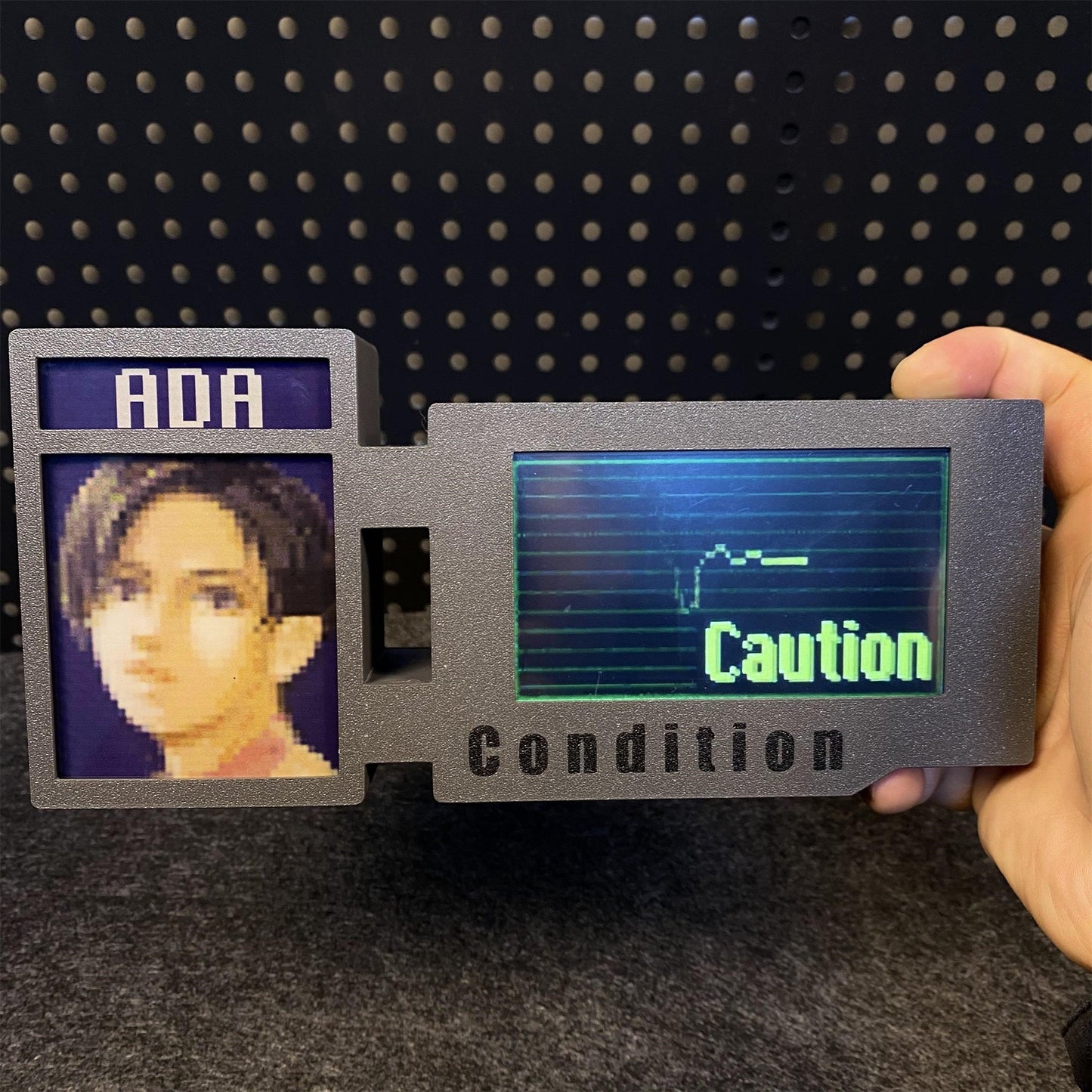 Customized 3D Printed RE Game Character Leon Ada Clarie Chris Hunk Status Screen Bar