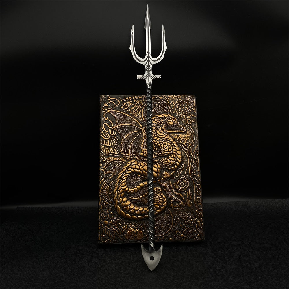 Hand-Forged Steel Poseidon Trident Miniature 37CM/14.5"