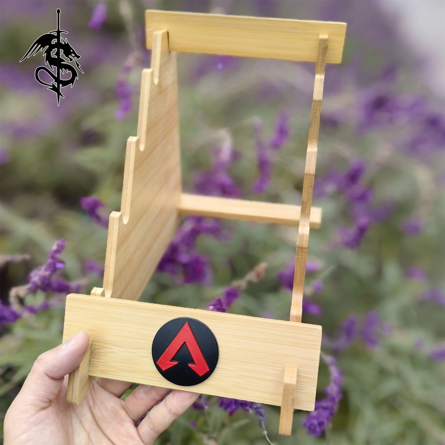 Bamboo Wood 4-layer Heirloom Display Holder