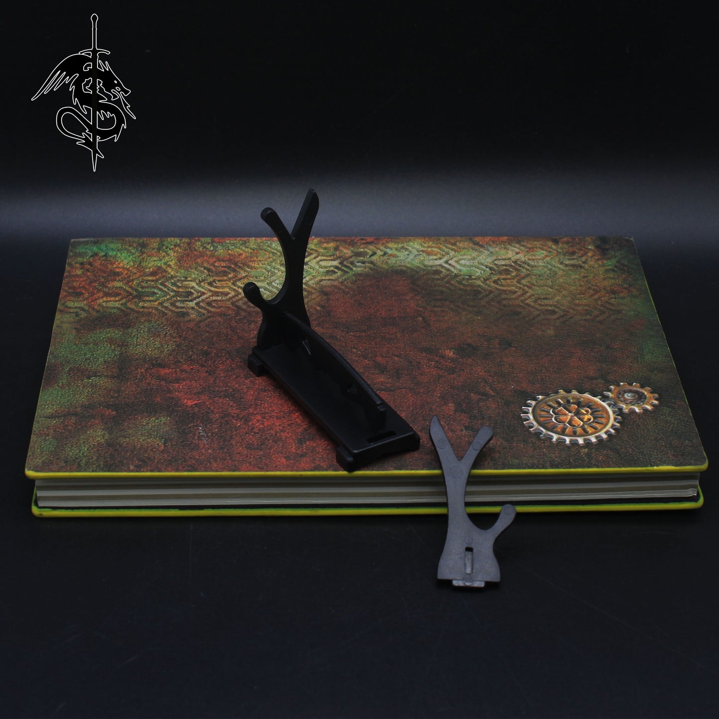 9PCS Katana Sword Miniature Display Holder Tiny Weapon Stand