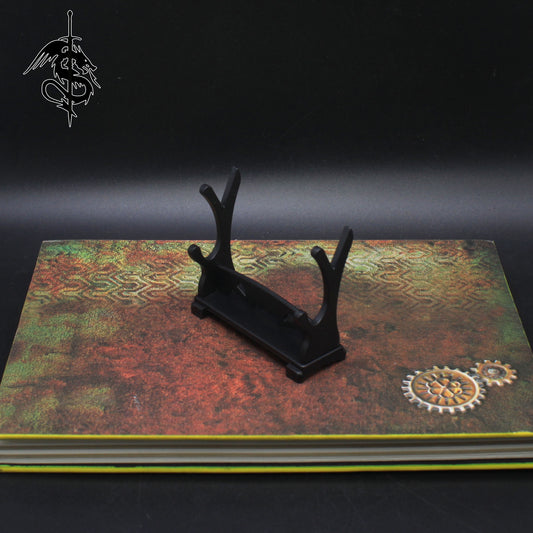 9PCS Katana Sword Miniature Display Holder Tiny Weapon Stand