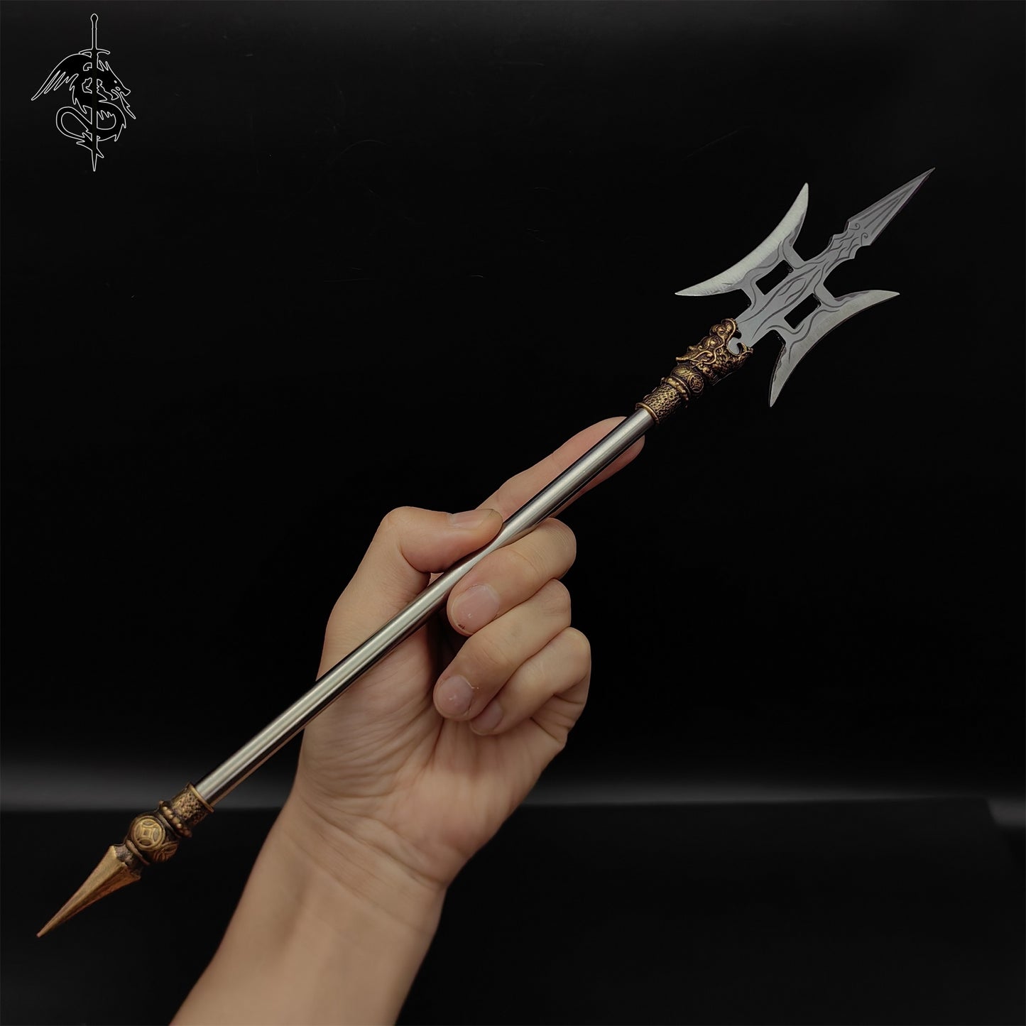 Hand-Forged Steel Long-Handle 14'' Tiny Spear 7 In 1 Pack