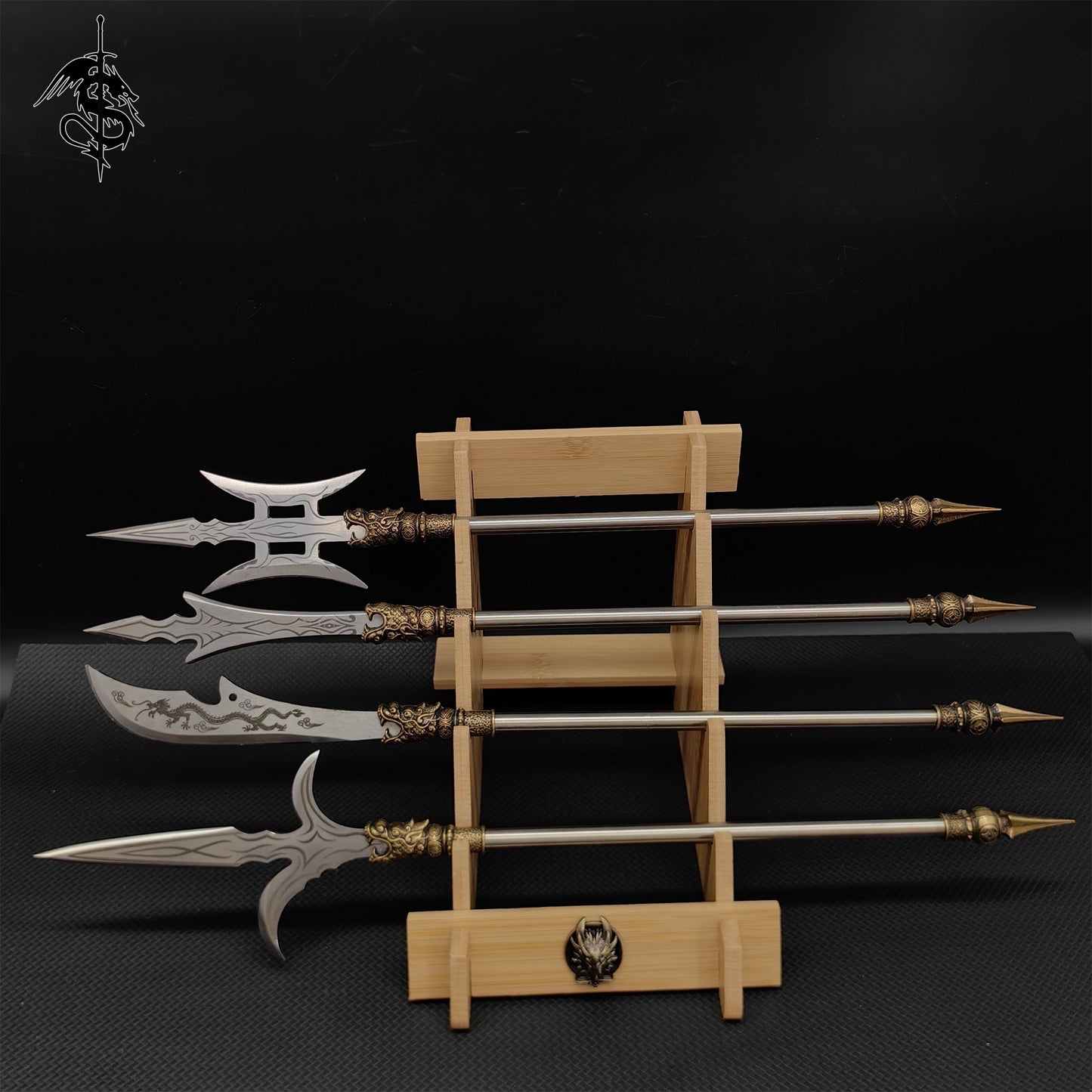 Hand-Forged Steel Long-Handle 14'' Tiny Spear 7 In 1 Pack