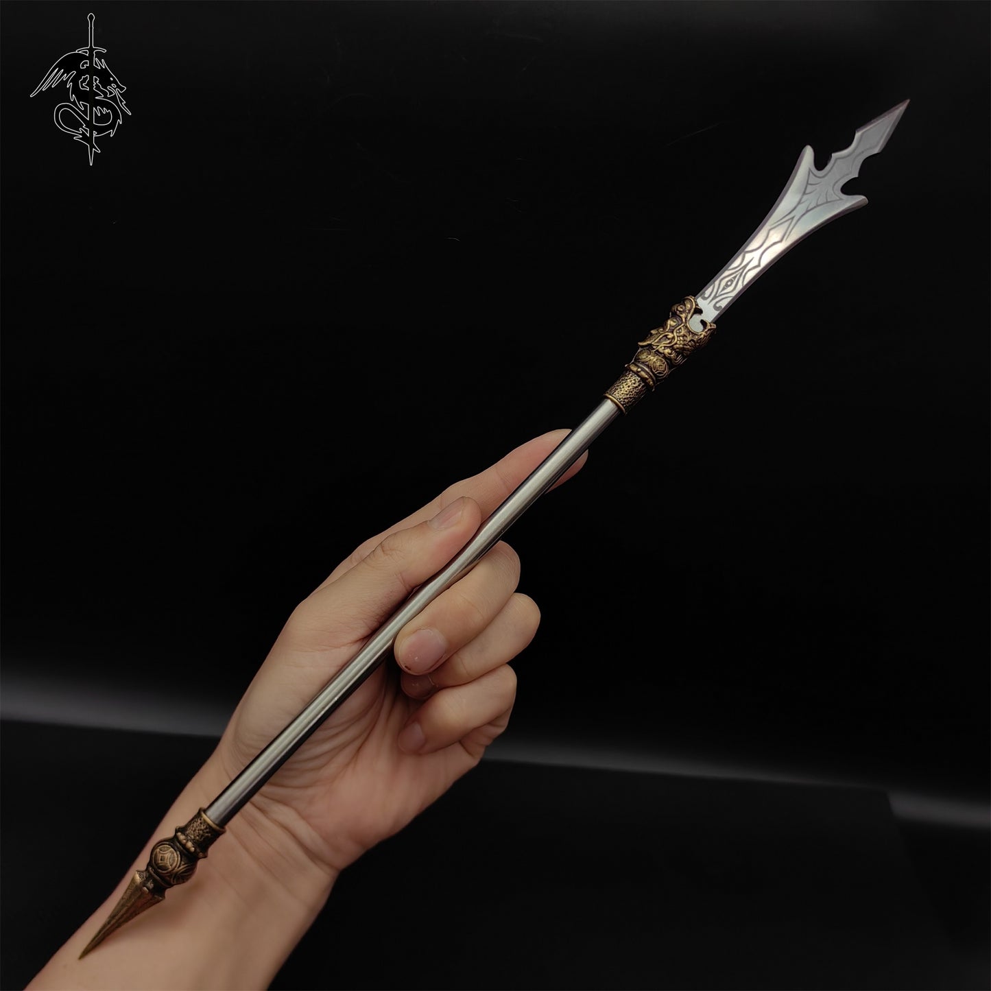 Hand-Forged Steel Long-Handle 14'' Tiny Spear 7 In 1 Pack