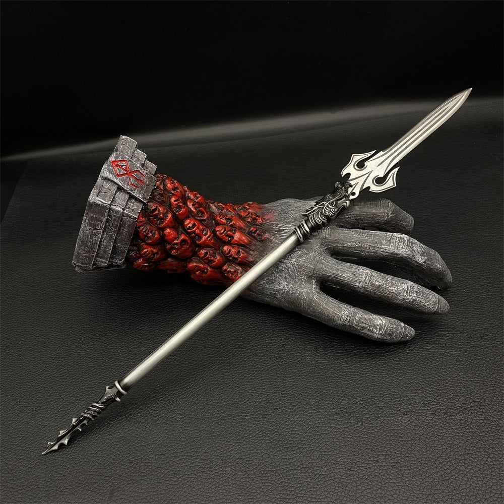 Hand-Forged ZhaoYun Spear Tiger General Zhaoyu Spike Miniature 36CM/14.2"