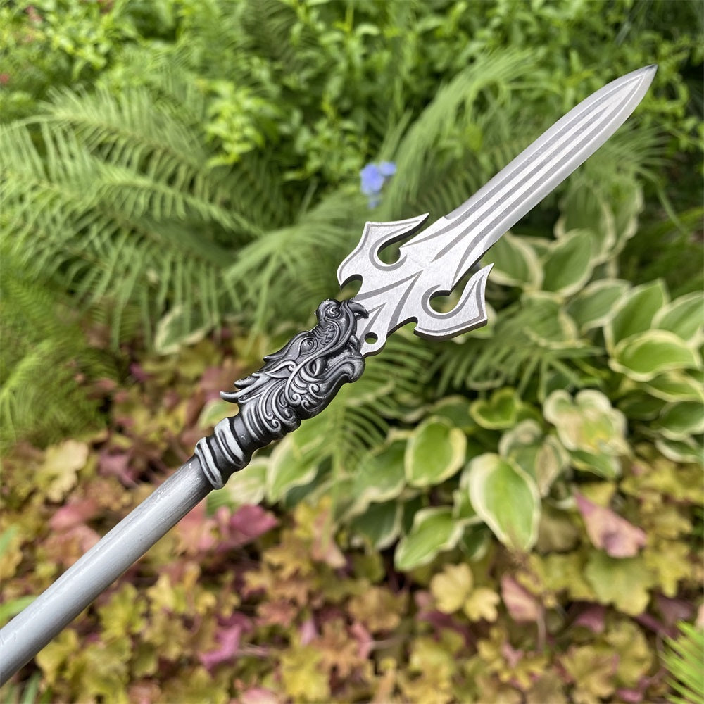 Hand-Forged ZhaoYun Spear Tiger General Zhaoyu Spike Miniature 36CM/14.2"