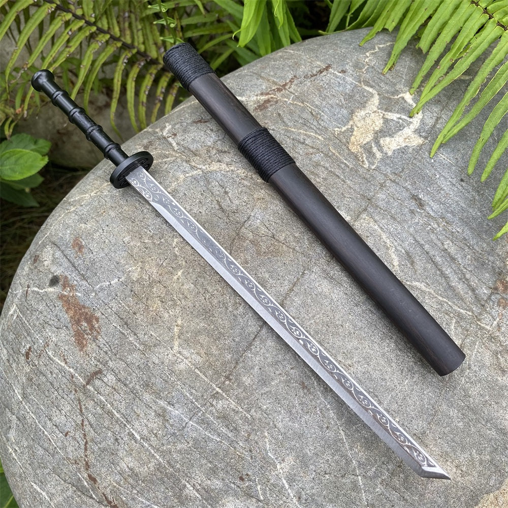 High-End Steel Ancient Chinese Tang Army Sword 25CM/9.5"