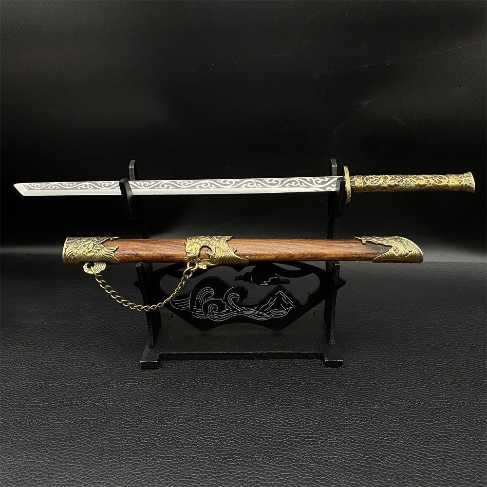 Hand-Forged Tang Sword Classic Tiny Sword Miniature
