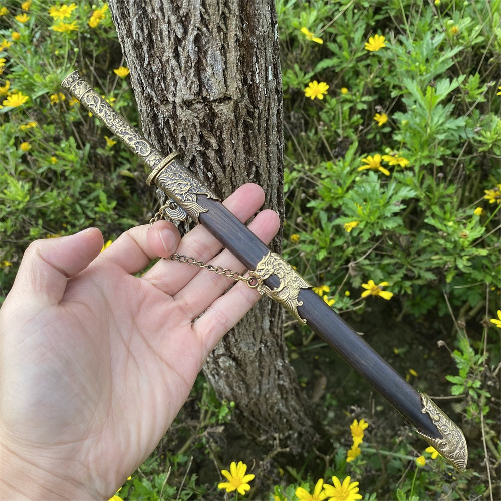 Hand-Forged Steel Mini Tang Sword 27cm/10.6"
