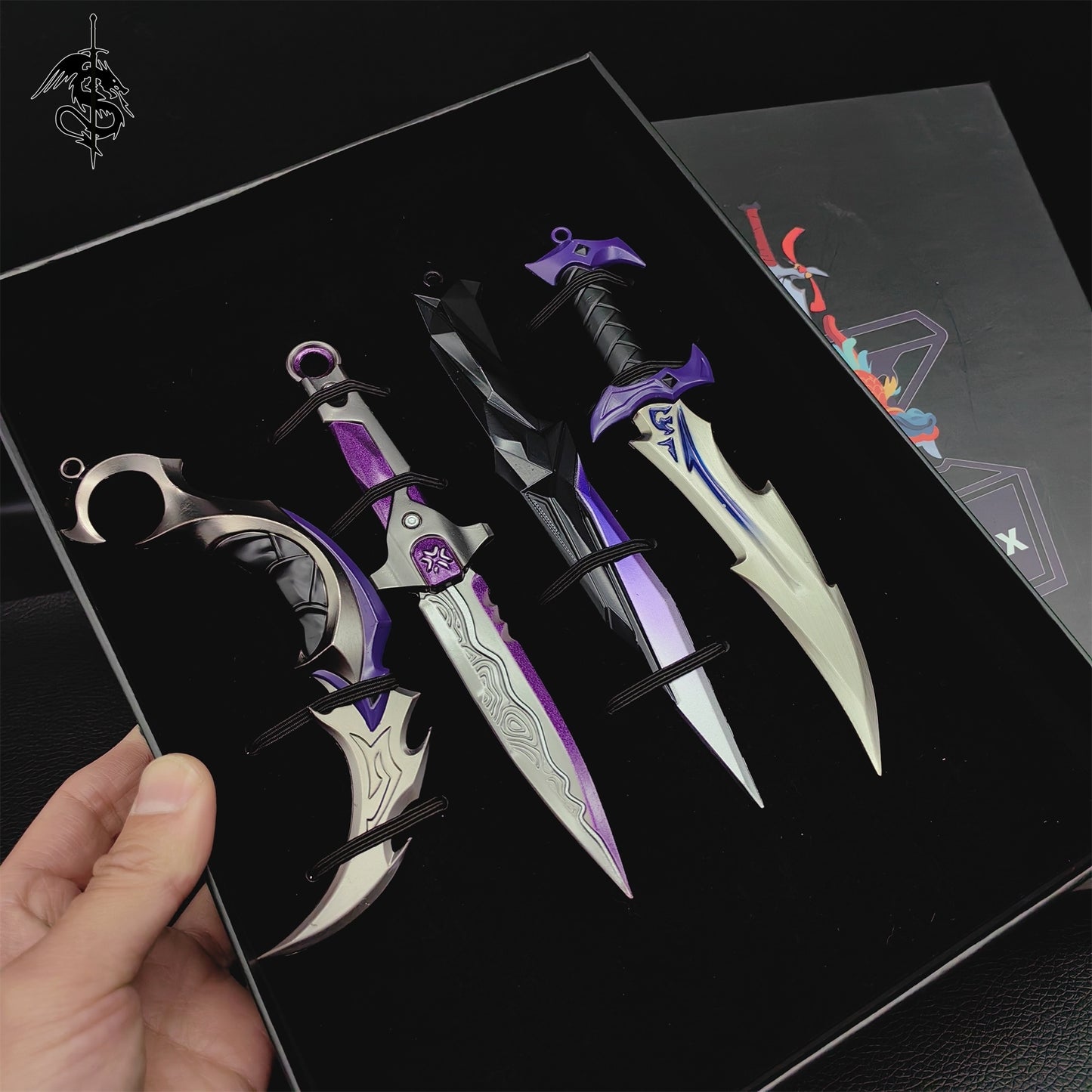 Mini Game Props Metal Replica 4 In 1 Gift Box For Collection