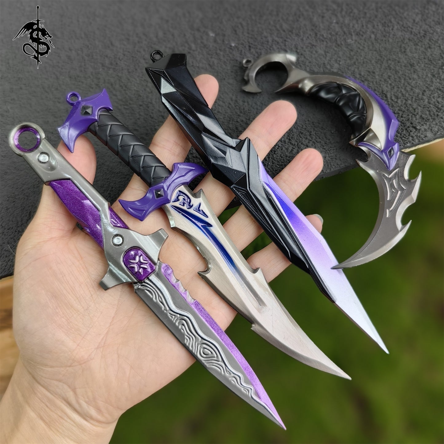 Mini Game Props Metal Replica 4 In 1 Gift Box For Collection