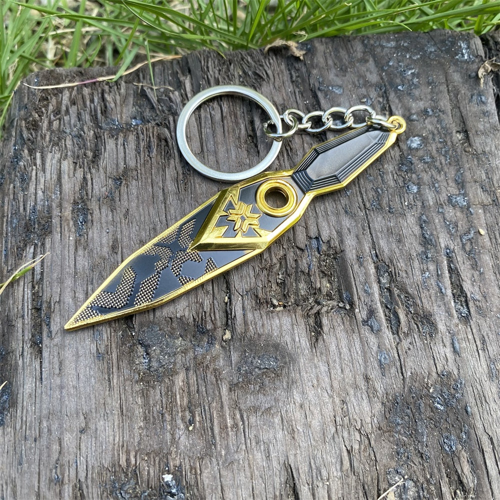 Metal Champions Kunai Keychain Replica
