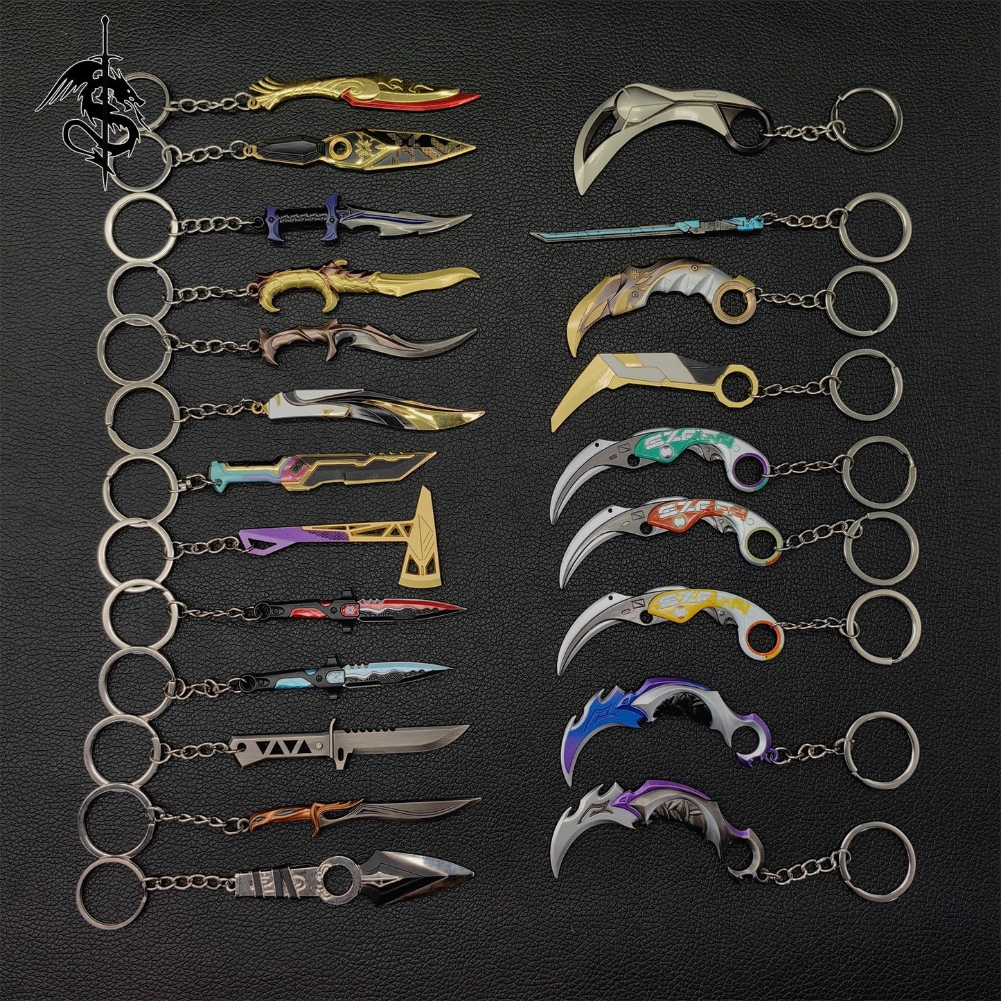 Game Knife & Karambit Pendant Keychain