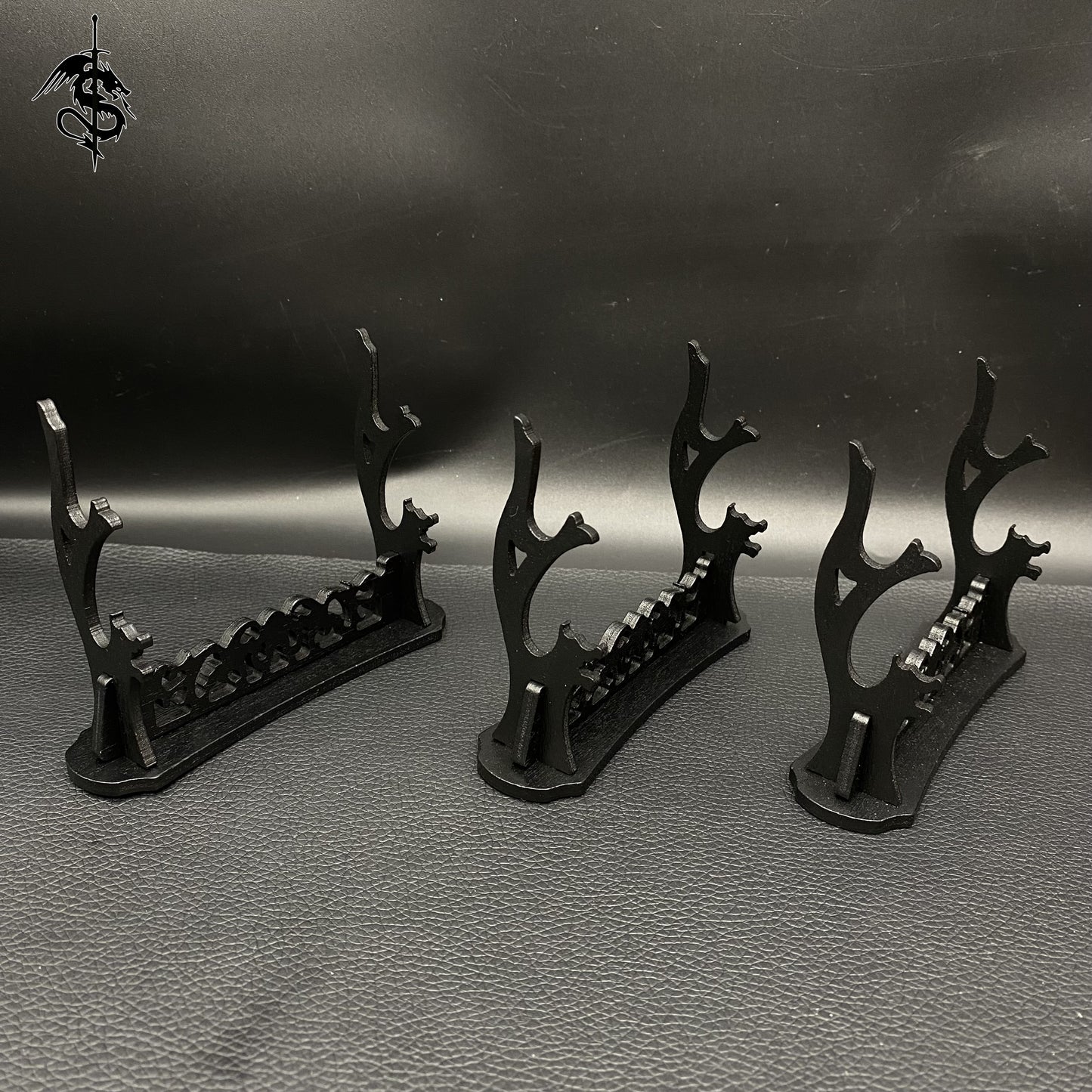 Miniature Displaying Wood Stand Katana Tiny Gun Display Holder