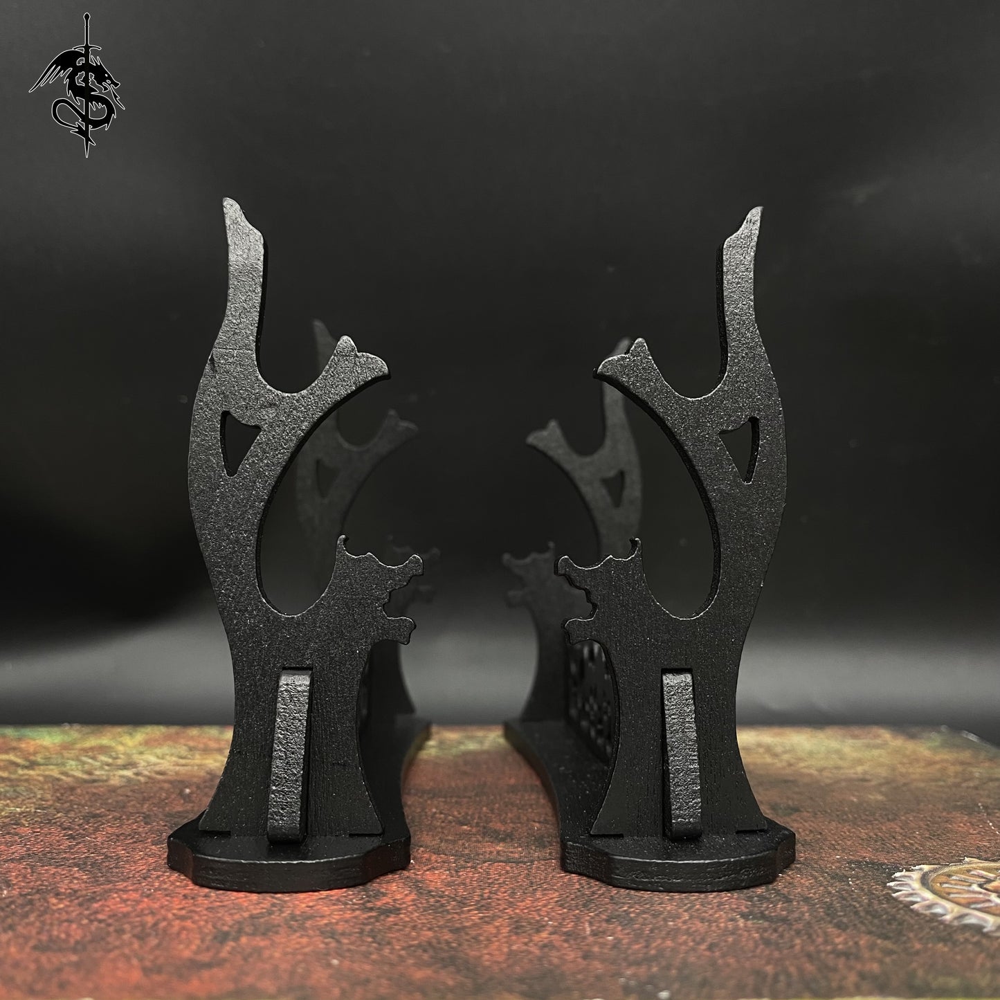 Miniature Displaying Wood Stand Katana Tiny Gun Display Holder