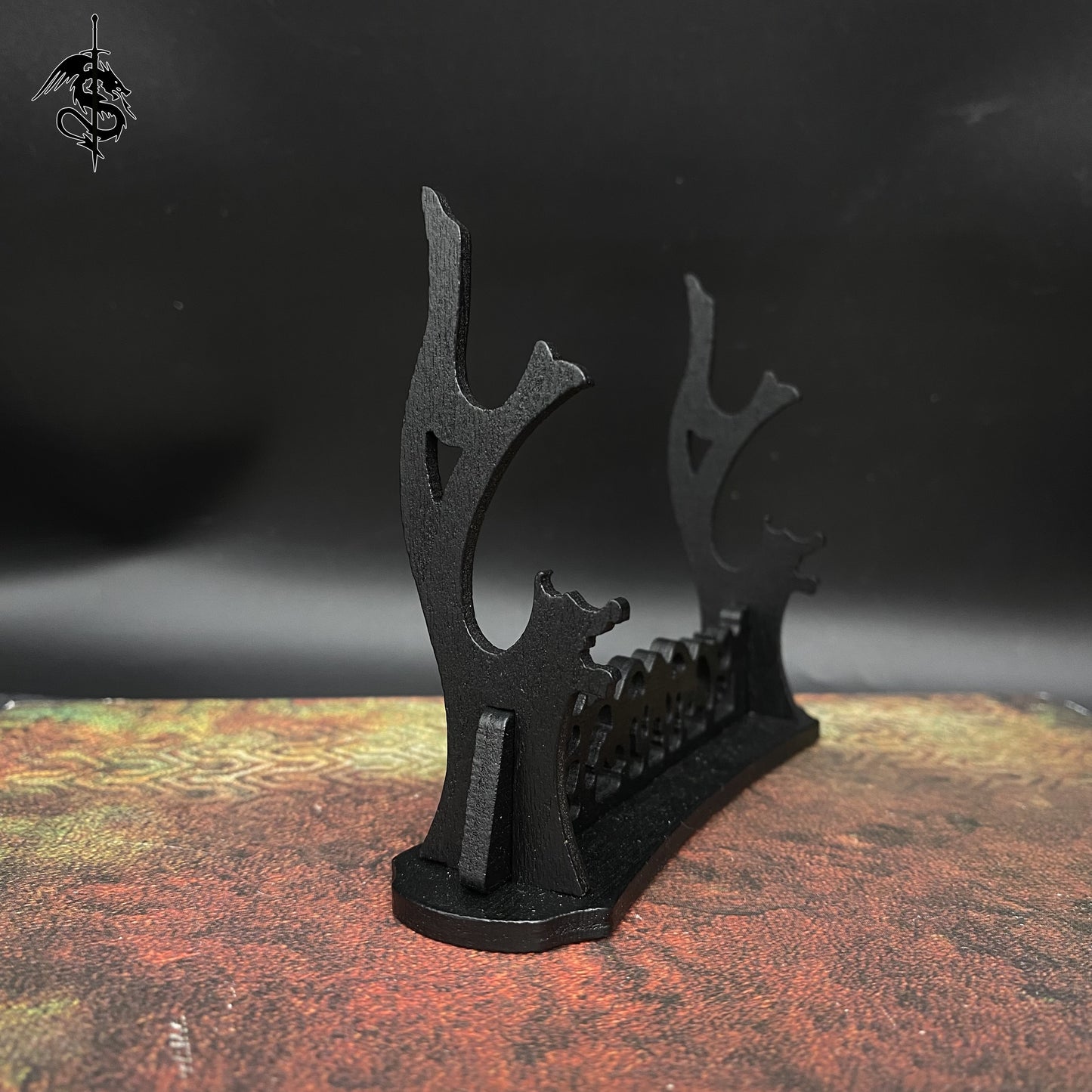 Miniature Displaying Wood Stand Katana Tiny Gun Display Holder