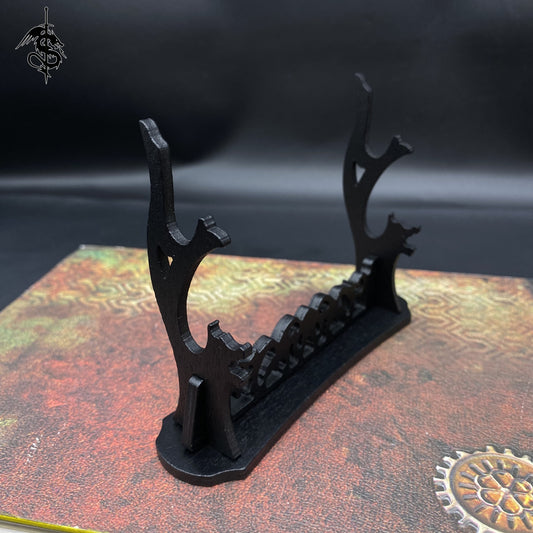 Miniature Displaying Wood Stand Katana Tiny Gun Display Holder