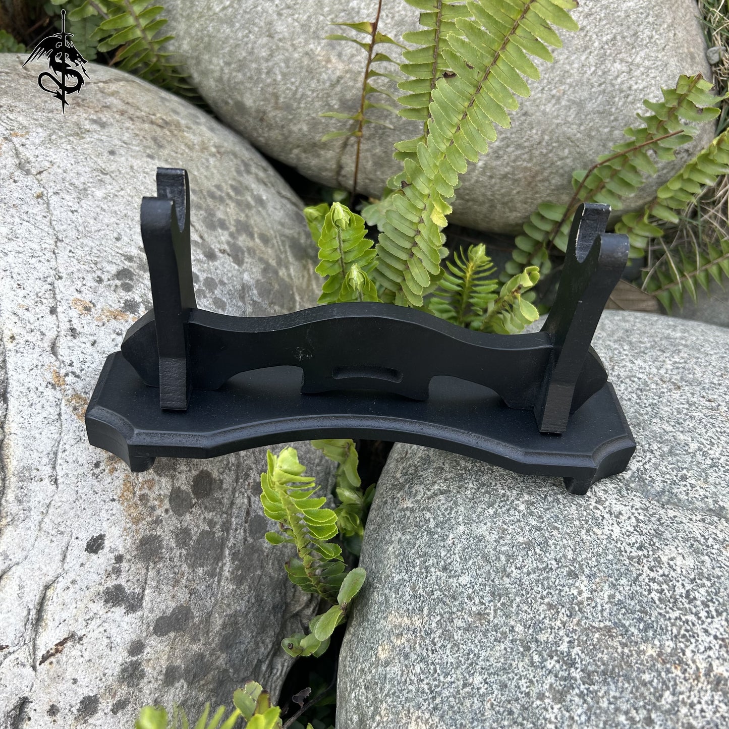 Wooden Stand Wood Miniature Weapons Display Holder