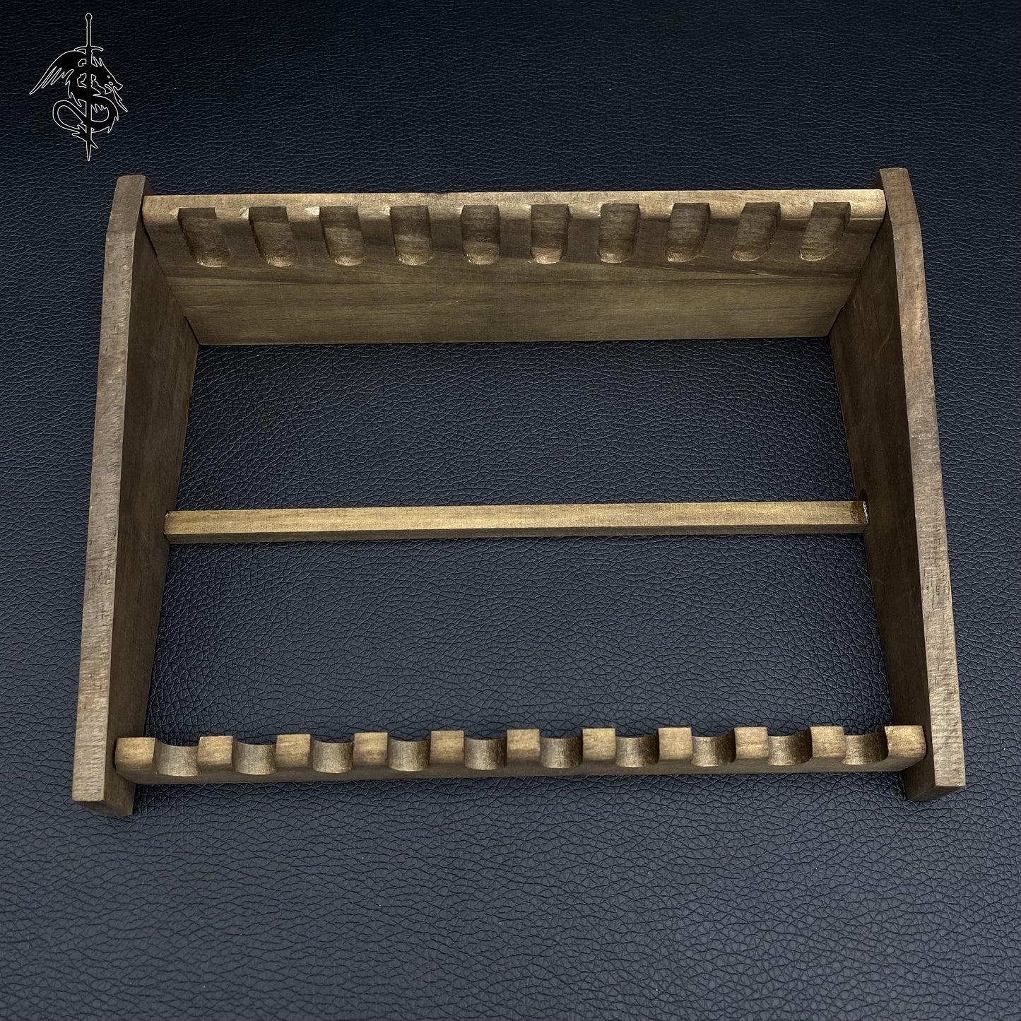 Wood Display Stand Wood Short Sword Rack Showing Holder