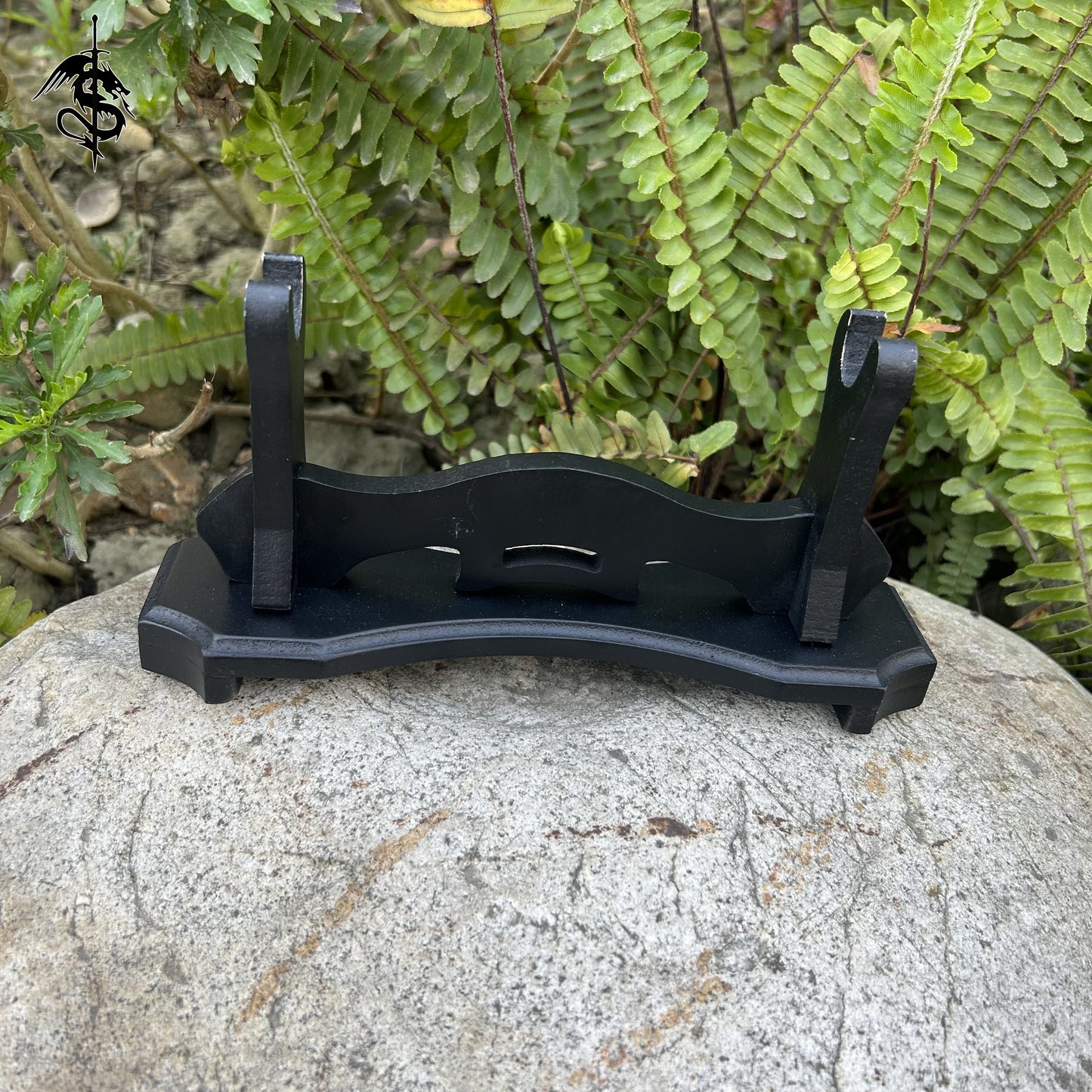 Wooden Stand Wood Miniature Weapons Display Holder