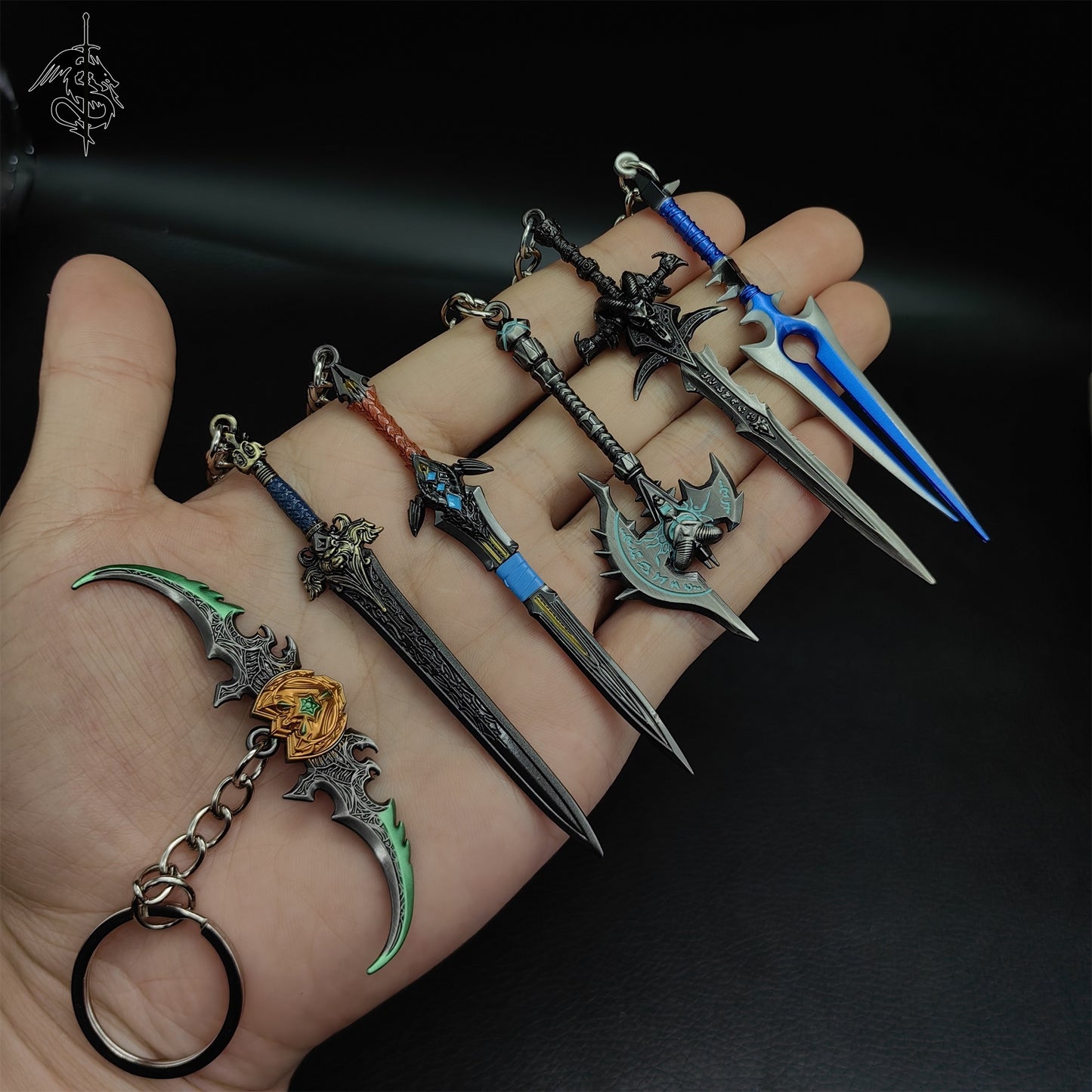 WOW Classical Weapons keychain Fan Art 6 in 1 Pack