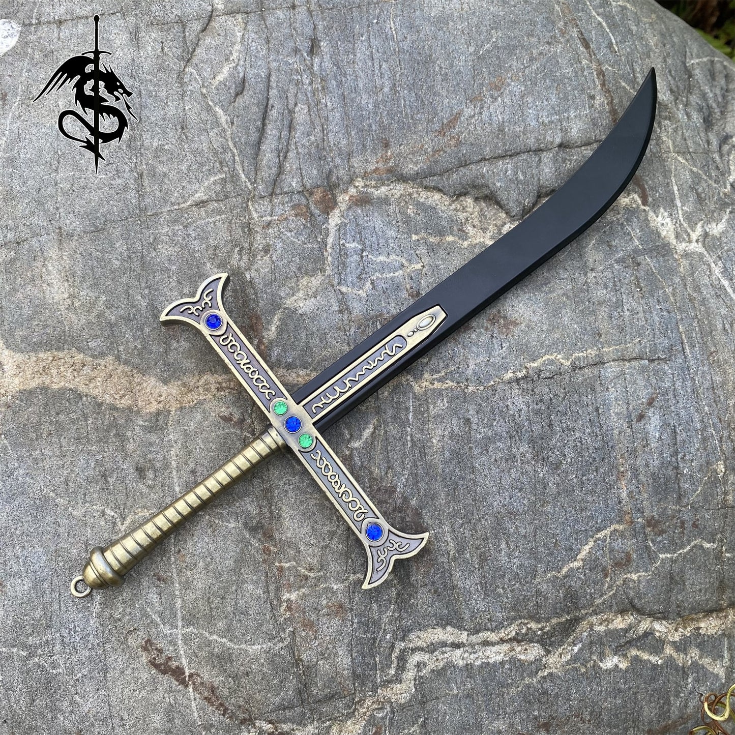 Yoru Sword Miniature Alloy Dracule Mihawk Black Blade Great Sword