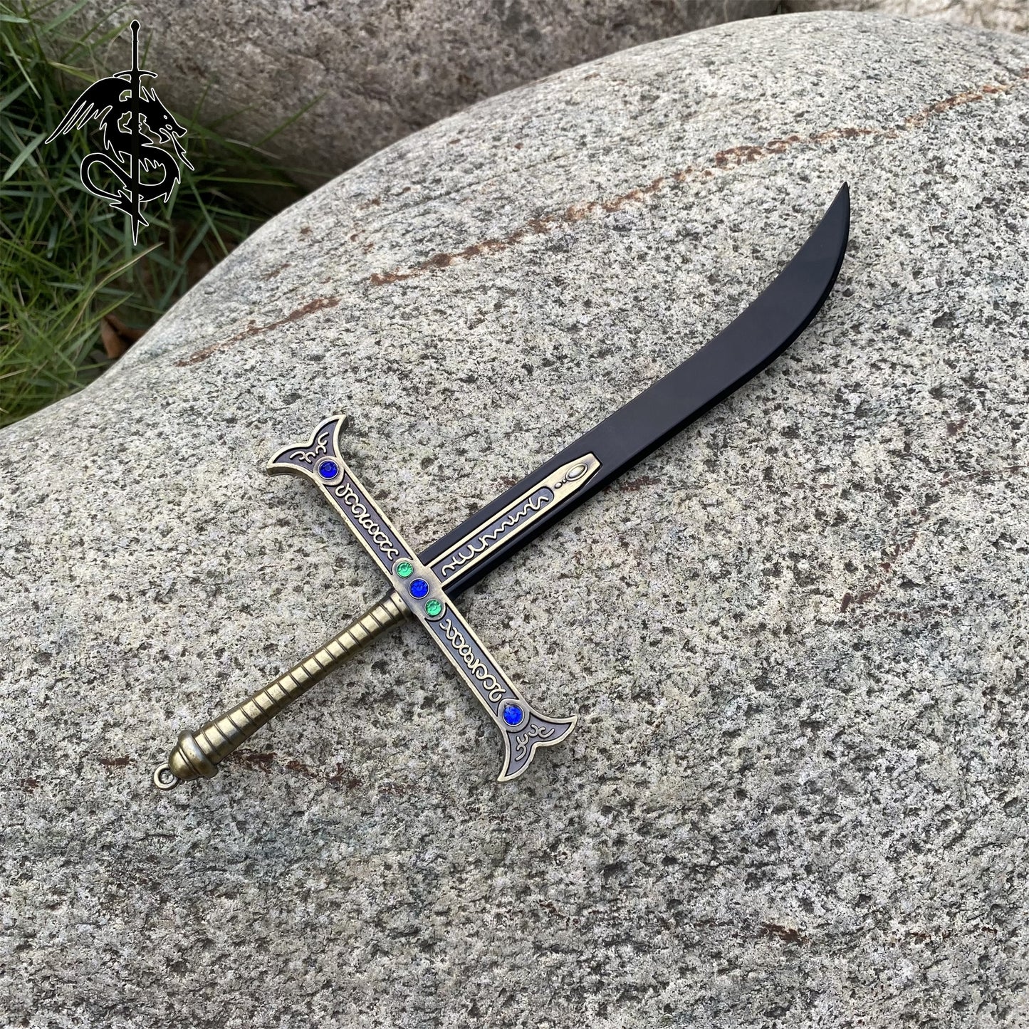 Yoru Sword Miniature Alloy Dracule Mihawk Black Blade Great Sword