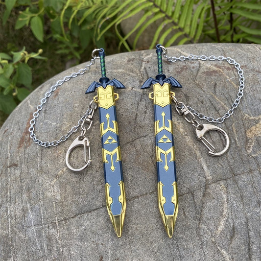 Metal Link Master Sword Keychian