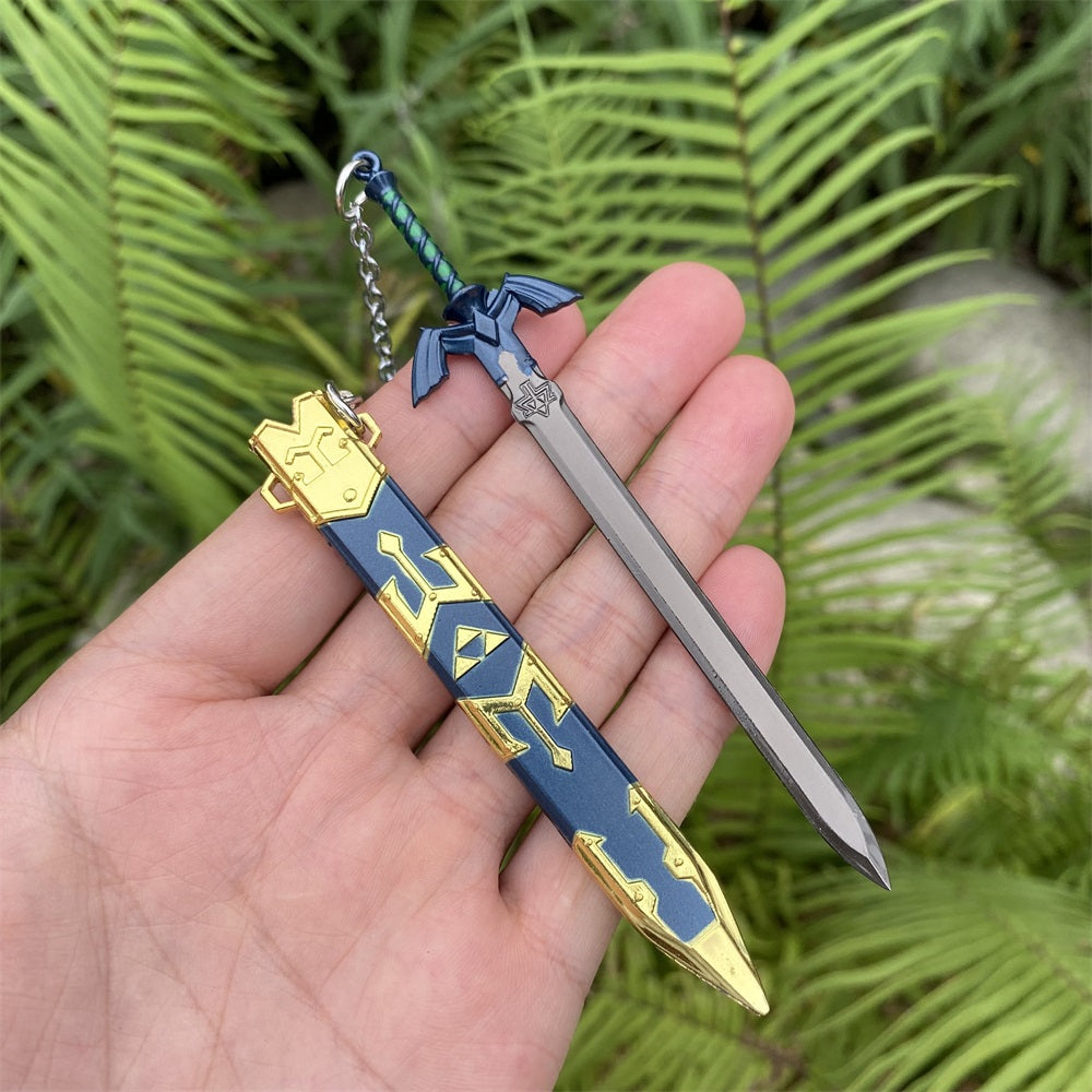 Metal Link Master Sword Keychian