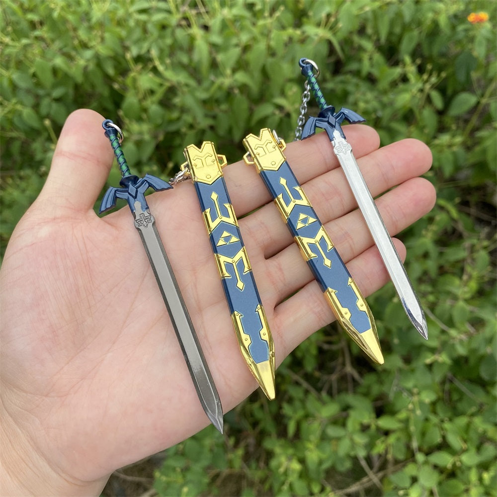 Metal Link Master Sword Keychian