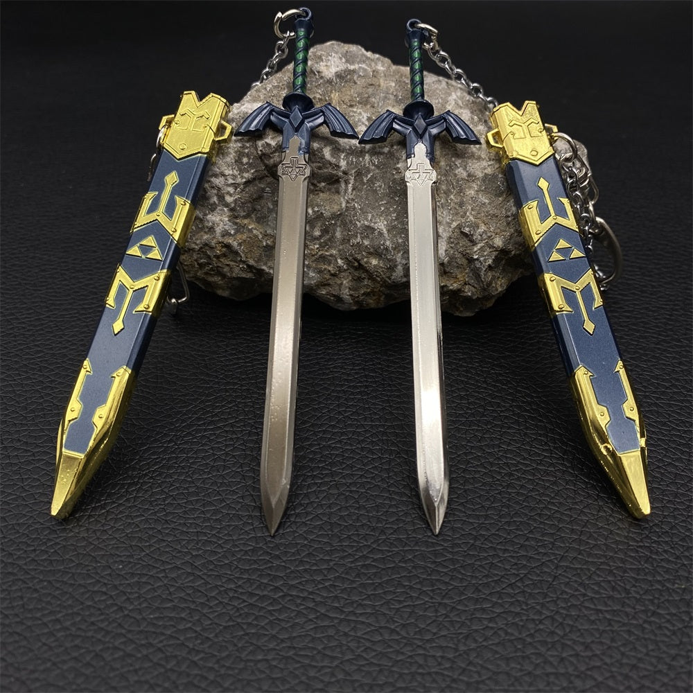 Metal Link Master Sword Keychian