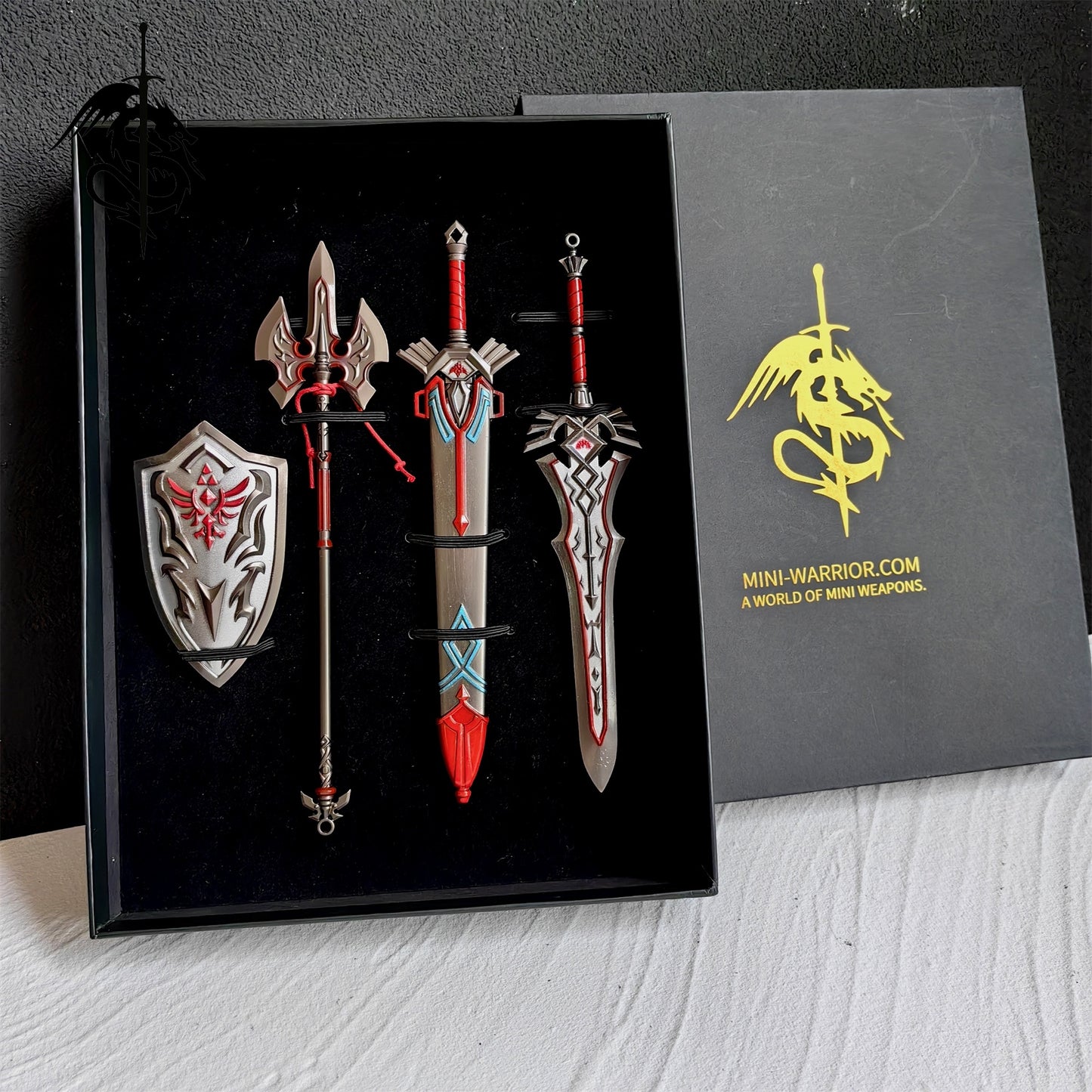 Link Metal Weapons Miniature Display Art