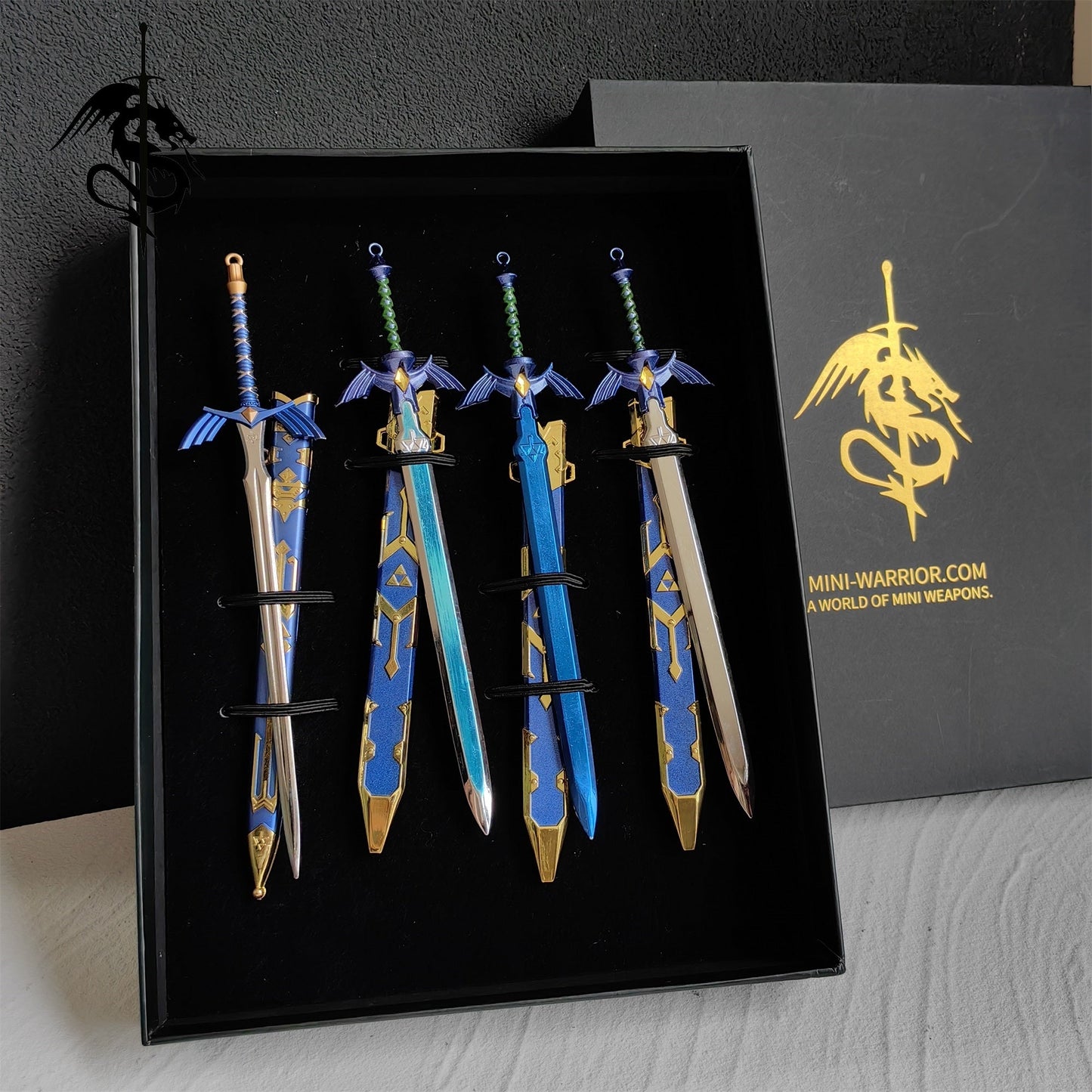 Link Metal Weapons Miniature Display Art