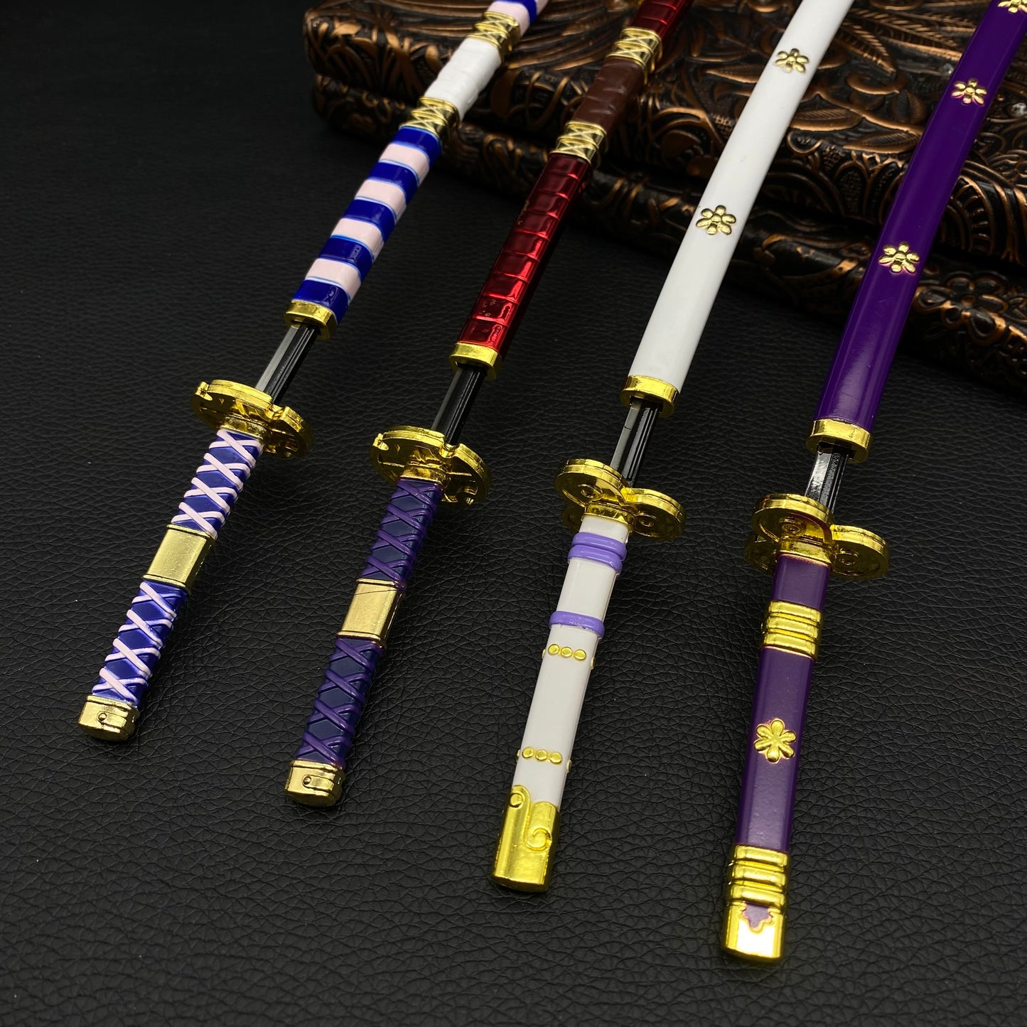 Zoro Katana Metal Miniature 4-in-1 Gift Box USA Stock