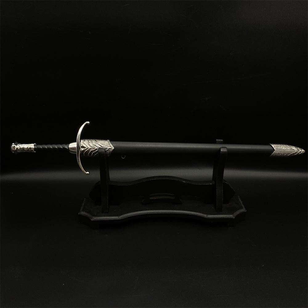 Middle Age Sword Artwork Dragon Bone Dagger Medieval Wolf Head Knight Sword Assassin Rapier Sword