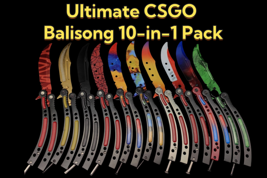 Ultimate CSGO Balisong 10-in-1 Pack – Miniwarrior