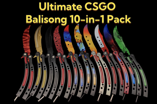 Ultimate CSGO Balisong 10-in-1 Pack