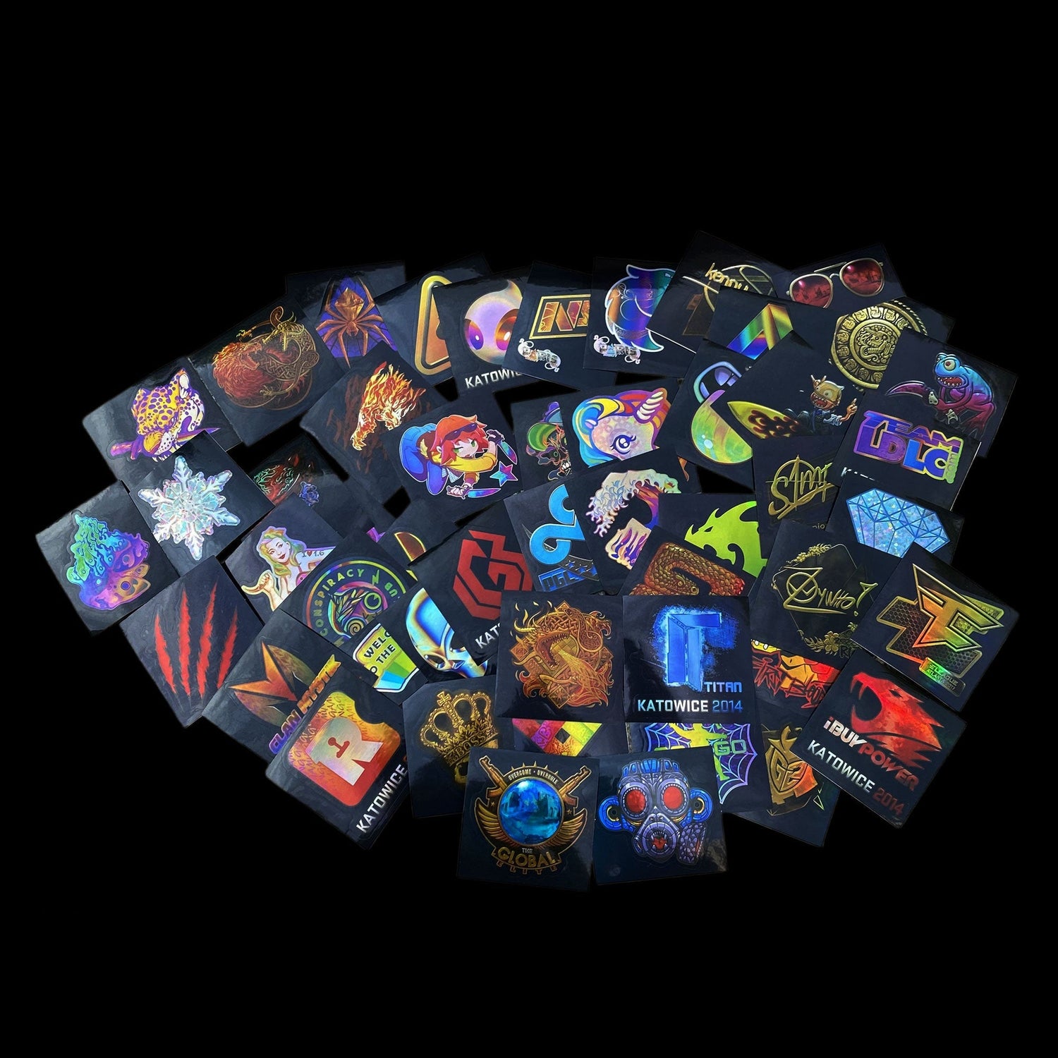 Bring CSGO History to Life: 50-in-1 Holographic Stickers with 50% Off ...
