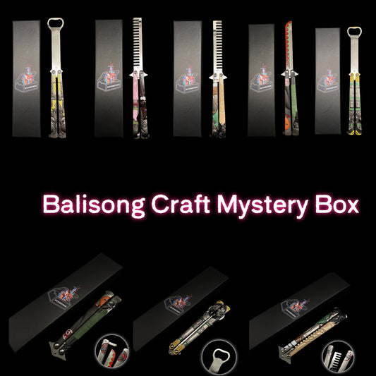 Anime Balisong Bottle Opener Mystery Box