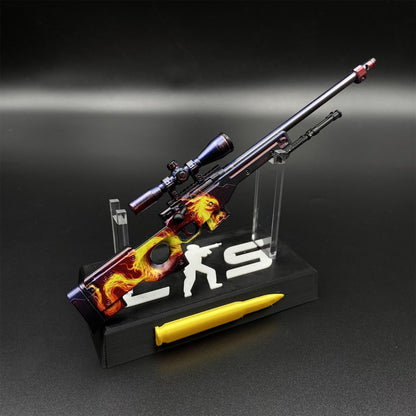 Hot Game CS2 Wildfire AWP Metal Replica Game Prop Collectible