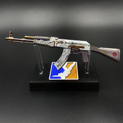 CS2 Game Peripheral - Tiny Gun AK47 Crane Fligh Metal Replica Game Prop Collectible