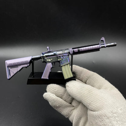 CS Game Skin M4A4 Polysoup Mini Metal Game Replica For Collection