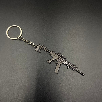 Delta Force K437 Mini Tactical Assault Rifle Alloy Keychain