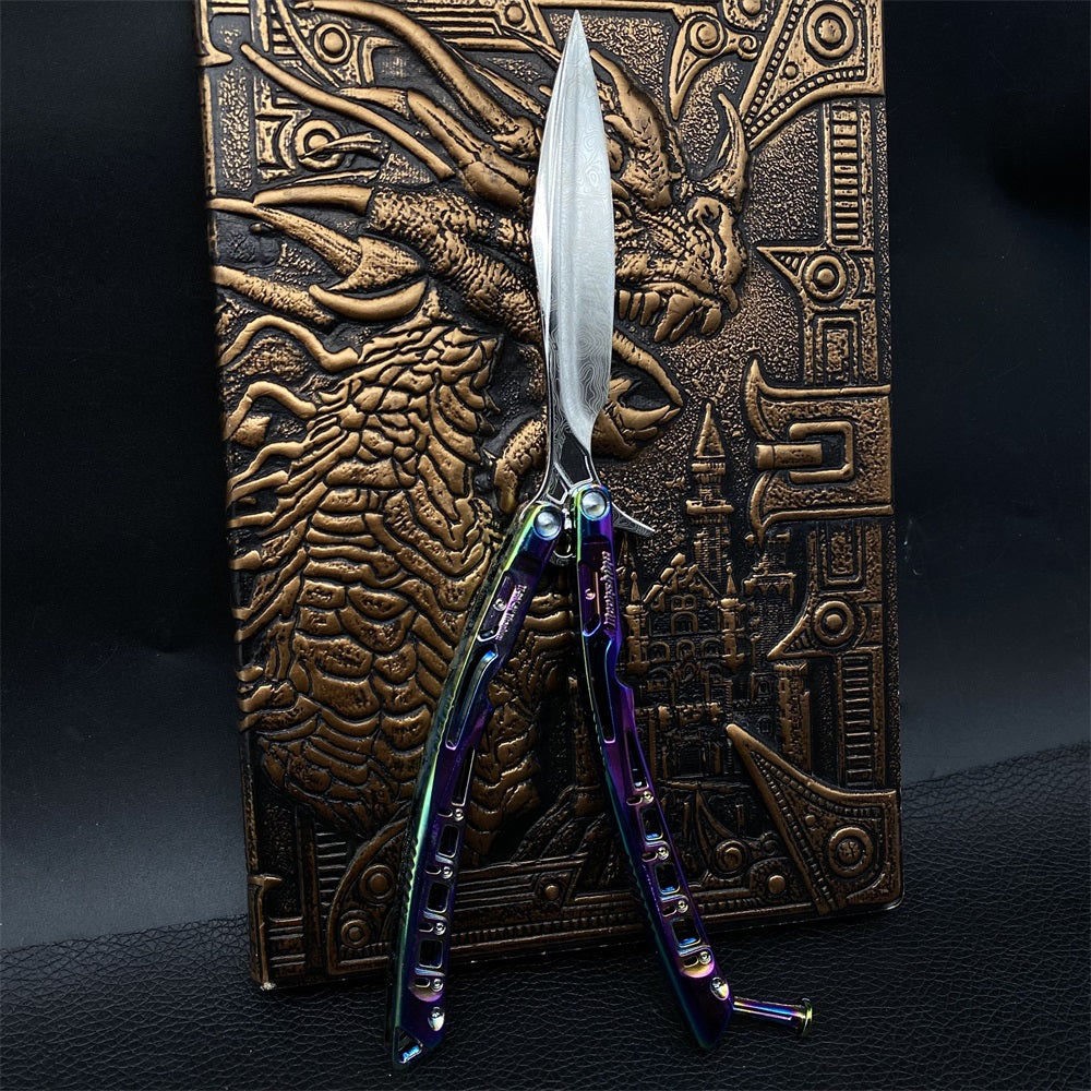 Arena Berakout Neon Phantom Butterfly Knife Replica For Collection